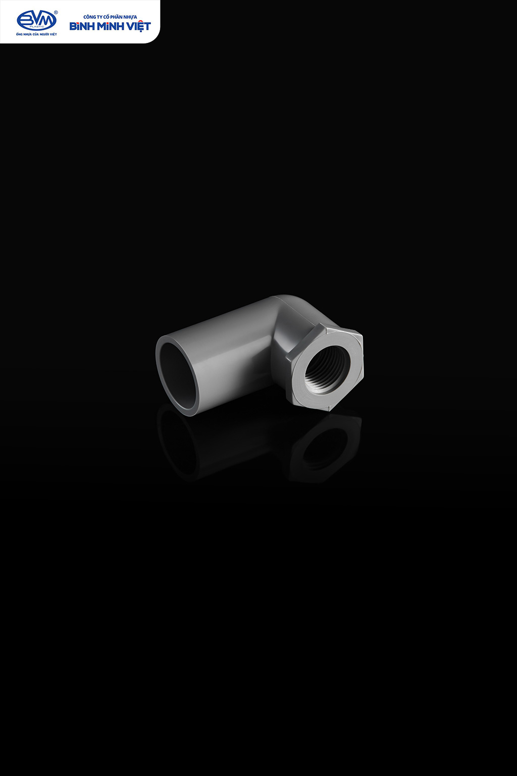 Female threaded Elbow PVC-U - Viet Sunrise Plastic JSC - Image 2