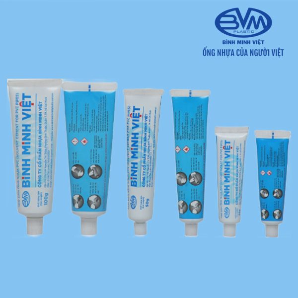keo dan tuyp thumbnail - PVC Pipe Cement (Tube Type) - Công ty cổ phần Nhựa Bình Minh Việt